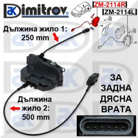 Брава задна дясна врата Renault Megane II